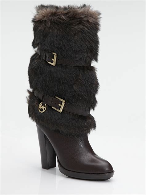 michael kors fur boots|michael kors boots marshalls.